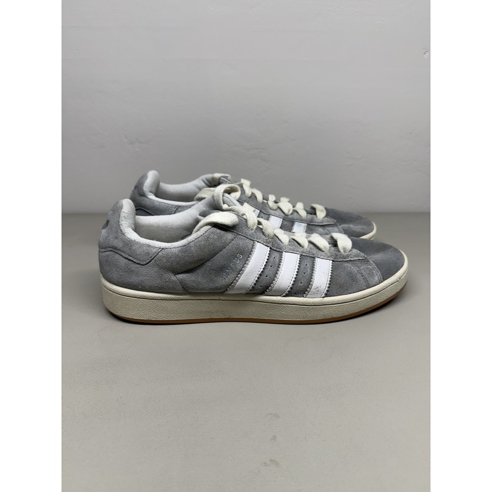 Adidas Campus 00s HQ8707 Gray White Suede Shoes Men's 12